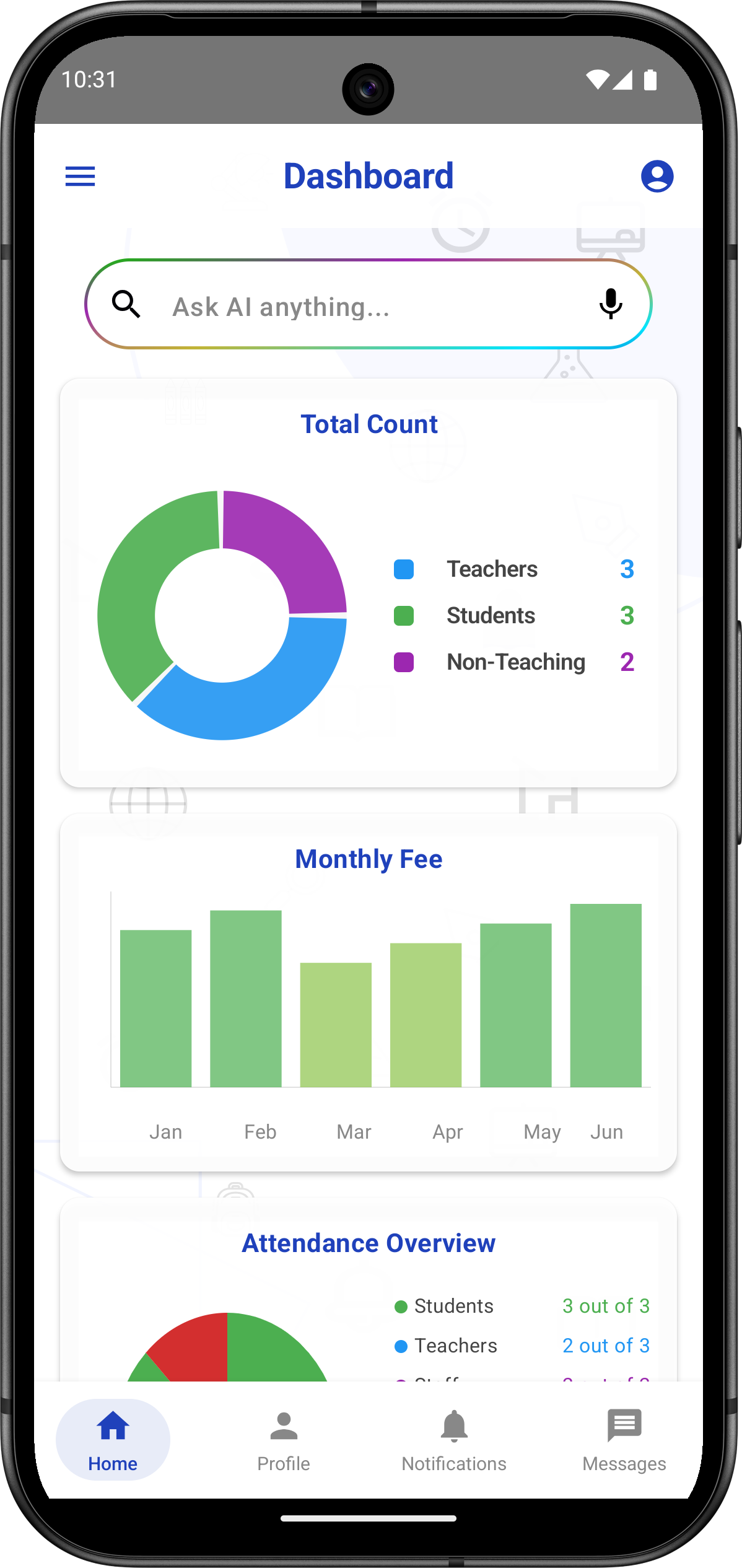School App Admin Dashboard