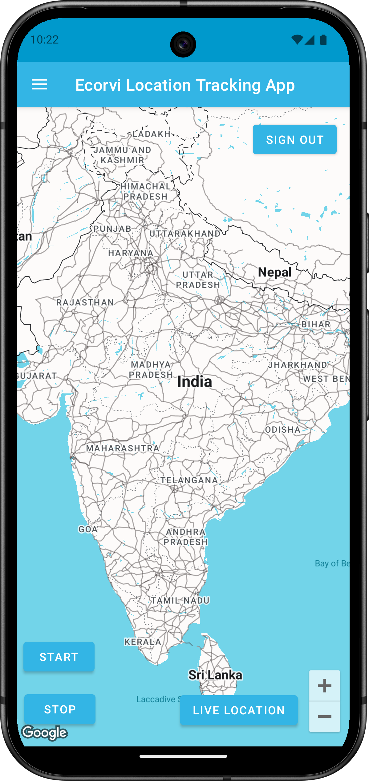 Tracking App Host